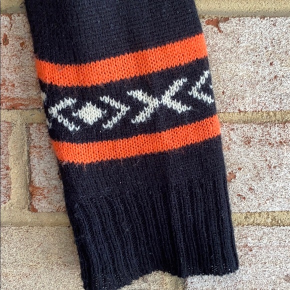 Aztec print cardigan sweater (black) - Picture 4 of 8